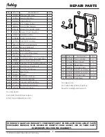 Preview for 20 page of Ashley AW40E Owner’S Instruction And Operation Manual