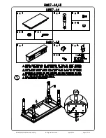 Предварительный просмотр 2 страницы Ashley H697-44 Assembly Instructions