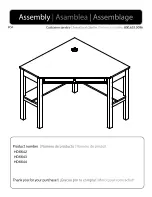 Предварительный просмотр 1 страницы Ashley HO6642 Assembly