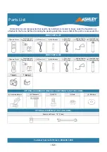 Preview for 5 page of Ashley M9X832 Owner'S Manual