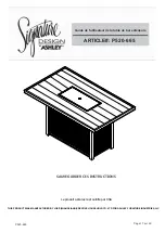 Preview for 17 page of Ashley Signalure DESIGN P520-665 User Manual