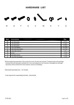 Preview for 9 page of Ashley Signature Design APG-P750-9P User Manual