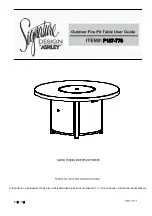 Preview for 1 page of Ashley Signature Design P187-776 User Manual