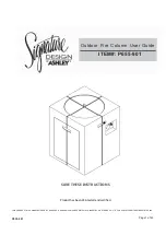 Preview for 1 page of Ashley Signature Design P655-901 User Manual