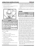 Preview for 11 page of Ashley VOGELZANG VG5710 Owner’S Instruction And Operation Manual