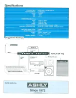 Preview for 2 page of Ashly BP-41E Specification Sheet