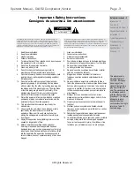 Preview for 3 page of Ashly CLX-52 Operating Manual