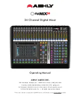 Предварительный просмотр 1 страницы Ashly digiMix24 Operating Manual