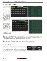 Preview for 26 page of Ashly digiMix24 Operating Manual