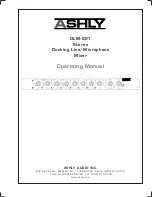 Ashly DLM-821 Operating Manual предпросмотр