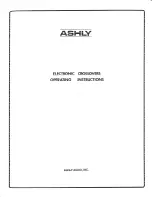 Ashly Electronic Amplifier none Operating Instructions Manual preview