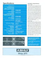 Preview for 2 page of Ashly FET-1000C Specification Sheet