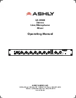 Ashly LX-308B Operating Manual preview