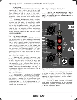 Preview for 9 page of Ashly MFA-6000 Operating Manual