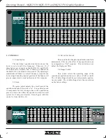 Предварительный просмотр 4 страницы Ashly MQX-1310 Operating Manual