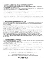 Preview for 2 page of Ashly mXa-1502 Firmware Update Instructions