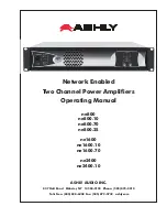 Ashly ne1600 Operating Manual preview