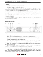 Предварительный просмотр 5 страницы Ashly ne1600 Operating Manual