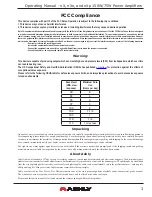 Preview for 3 page of Ashly nX1502 Operating Manual