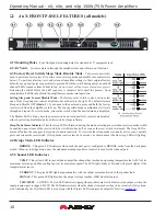 Preview for 10 page of Ashly nX1502 Operating Manual