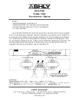 Предварительный просмотр 1 страницы Ashly SRA-TR2 Installation