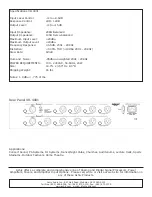 Предварительный просмотр 2 страницы Ashly XR-4001 Technical Notes & Specifications