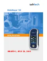 ashtech MobileMapper 100 Getting Started Manual preview