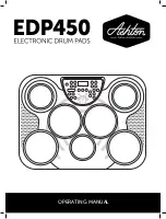 Ashton EDP450 Operating Manual предпросмотр