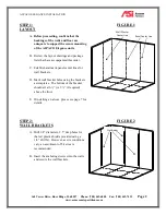 Предварительный просмотр 3 страницы ASI ALPACO ELEGANCE Installation Instructions Manual