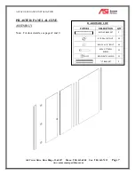 Предварительный просмотр 8 страницы ASI ALPACO ELEGANCE Installation Instructions Manual