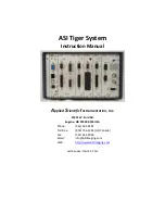 ASI Tiger TG-1000 Instruction Manual preview