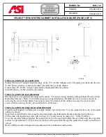 Preview for 2 page of ASI VELARE 0661-1 Installation Manual