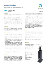 Preview for 4 page of ASIGO Air-Ionfresher 90690 Instruction Manual