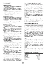 Предварительный просмотр 21 страницы Asist AE3KK25DN Instructions For Use Manual