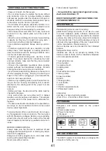 Preview for 41 page of Asist AE3S80 Instructions For Use Manual