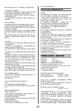 Preview for 20 page of Asist AE3VK20DN Instructions For Use Manual