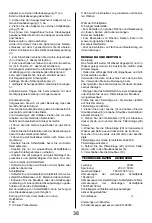 Preview for 38 page of Asist AE3VK20DN Instructions For Use Manual