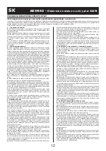 Предварительный просмотр 12 страницы Asist AE9K62 Instructions For Use Manual