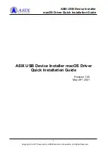 Предварительный просмотр 1 страницы ASIX AX88178A Quick Installation Manual