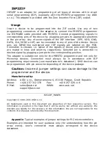 Preview for 2 page of ASIX ISP2ZIF User Manual