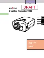 Ask Proxima 9290 User Manual предпросмотр