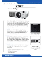 Ask Proxima C445+ Technical Specifications preview