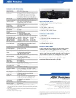 Preview for 2 page of Ask Proxima C445+ Technical Specifications