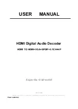 Предварительный просмотр 1 страницы Ask Technology HDCN0012M1 User Manual