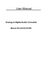 Ask ADCV001M1 User Manual preview