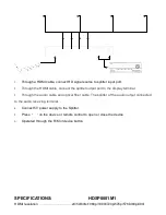 Предварительный просмотр 6 страницы Ask HDSP0001M1 User Manual