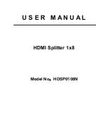 Preview for 1 page of Ask HDSP0108N User Manual