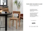 Askia FAIR AND SQUARE CHAIR Assembly Instructions предпросмотр