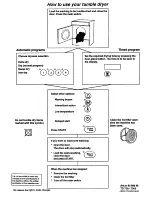 Preview for 12 page of Asko 7305 - Quick Start Manual