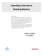 Предварительный просмотр 1 страницы Asko Allergy W6888 Operating Instructions Manual